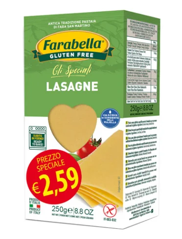 Farabella lasagna promo 250 g x 6 pezzi Farabella lasagna promo 250 g x 6 pezzi