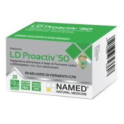 Named LD Proactiv 50 - Integratore di Fermenti Lattici - 20 Compresse