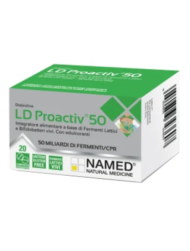 Named ld proactiv 50 - integratore di fermenti lattici - 20 compresse Named ld proactiv 50 - integratore di fermenti lattici - 20 compresse