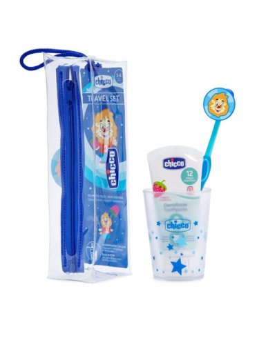 Chicco set oral care azzurro 36m+