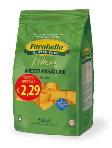 Farabella mezzi rigatoni 500 g promo Farabella mezzi rigatoni 500 g promo