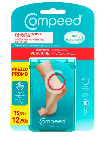 Compeed cerotto vesciche medio 10 pezzi promo