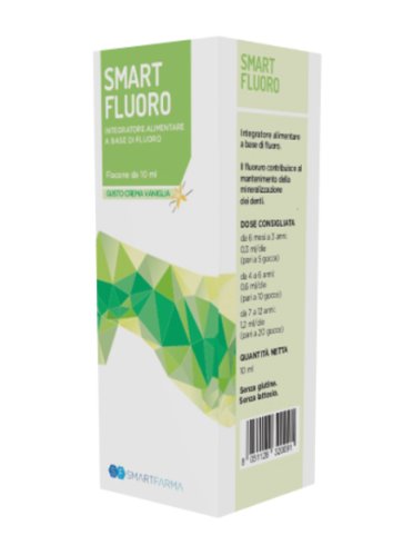 Smart fluoro - integratore per il benessere dei denti gusto vaniglia - 10 ml