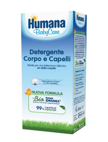 Humana baby care - detergente corpo e capelli - 300 ml