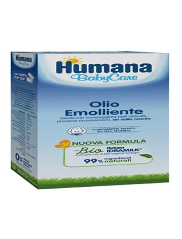Humana baby care olio emolliente 250 ml Humana baby care olio emolliente 250 ml