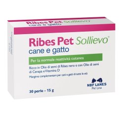 Ribes Pet Sollievo Integratore Dermatosi Cane e Gatto 30 Perle