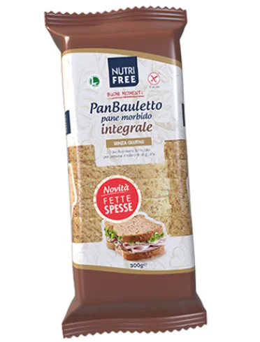 Nutrifree panbauletto integrale 300 g Nutrifree panbauletto integrale 300 g