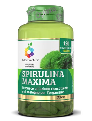 Colours of life spirulina maxima 120 compresse