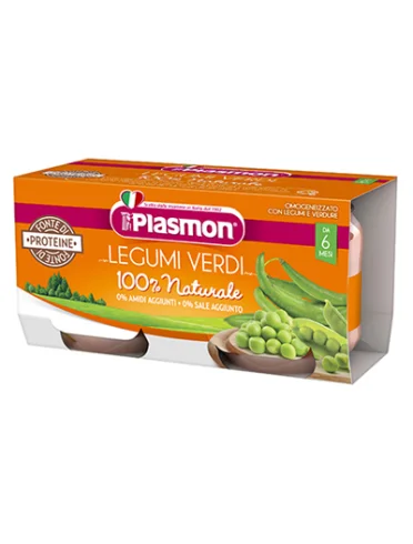 Plasmon omogeneizzato legumi verdi 2x80 g Plasmon omogeneizzato legumi verdi 2x80 g