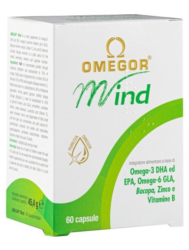 Omegor mind - integratore omega 3 - 60 capsule molli