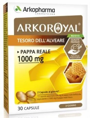 Arkoroyal pappa reale 1000mg 30 capsule Arkoroyal pappa reale 1000mg 30 capsule