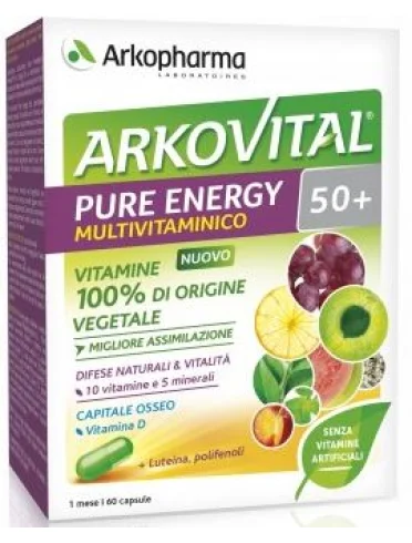 Arkovital pure energy 50+ 60 capsule Arkovital pure energy 50+ 60 capsule