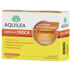 Trocà - Integratore di Magnesio e Potassio con Zinco Gusto Arancia - 20 Bustine