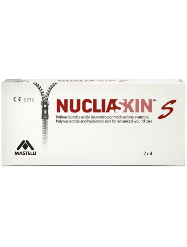 Nucliaskin s medicazione per ulcere e lesioni cutanee siringa 2 ml