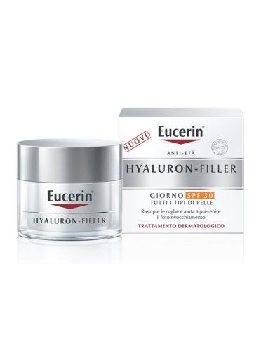 Eucerin hyaluron-filler - crema viso giorno antirughe con filtro solare spf 30 - 50 ml