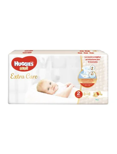 Huggies extra care grande 2 40 pezzi Huggies extra care grande 2 40 pezzi