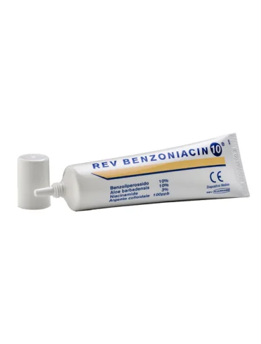 Rev benzoniacin 10 - crema viso per il trattamento dell'acne leggera - 30 ml Rev benzoniacin 10 - crema viso per il trattamento dell'acne leggera - 30 ml