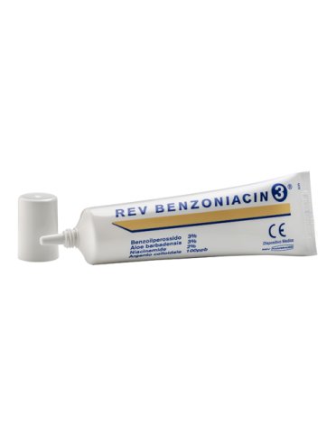 Rev benzoniacin 3 - crema viso per il trattamento dell'acne - 30 ml