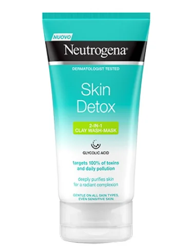 Neutrogena skin detox maschera purificante argilla 150 ml Neutrogena skin detox maschera purificante argilla 150 ml