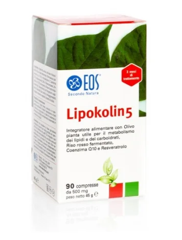 Eos lipokolin 5 90 compresse 500 mg Eos lipokolin 5 90 compresse 500 mg