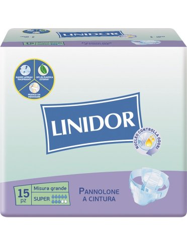 Pannolone linidor perfect care super a cintura mg 15 pezzi