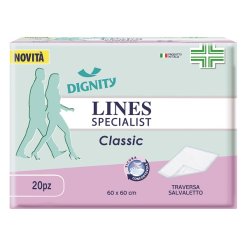 Lines Specialist Classic Traversa per Incontinenza 60x60cm 20 Pezzi