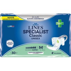 PANNOLONE MUTANDINA LINES SPECIALIST CLASSIC SUPER ULTRA MM30 PEZZI