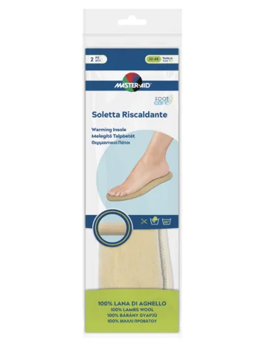 Master-aid footcare soletta riscaldante ritagliabile 2 pezzi Master-aid footcare soletta riscaldante ritagliabile 2 pezzi