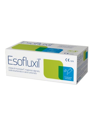 Esofluxil - trattamento del reflusso gastro-esofageo - 12 bustine x 15 ml