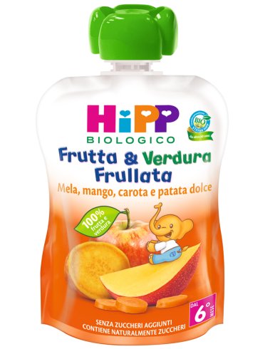 Hipp bio frutta & verdura mela mango carota patata dolce 90g