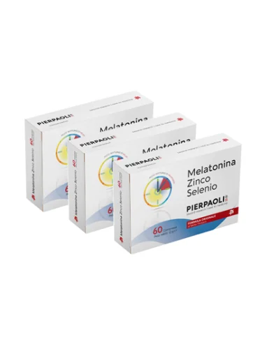 Melatonina zinco selenio promo pack 3 pezzi Melatonina zinco selenio promo pack 3 pezzi