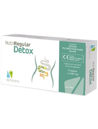 Nutriregular detox integratore detossificante 15 capsule