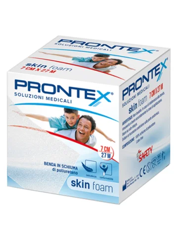 Benda in schiuma prontex skin foam m 27 x 7 cm bianco Benda in schiuma prontex skin foam m 27 x 7 cm bianco