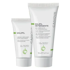 SALIPIL CREMA PURIFICANTE 50 ML + SALIPIL DETERGENTE GEL PURIFICANTE 150 ML IN OMAGGIO