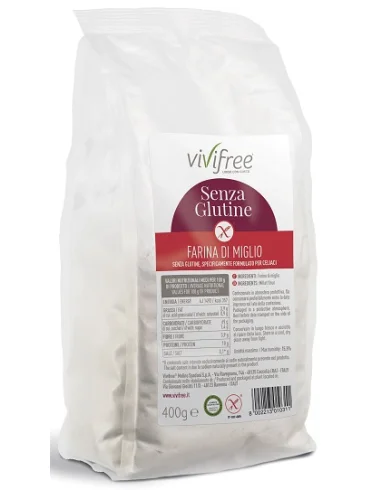 Vivifree farina di miglio senza glutine 400 g Vivifree farina di miglio senza glutine 400 g