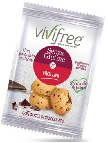 Vivifree frollini gocce di cioccolato 45 g Vivifree frollini gocce di cioccolato 45 g