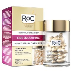 ROC RETINOL CORREXION LINE SMOOTHING SIERO VISO NOTTE 30 CAPSULE