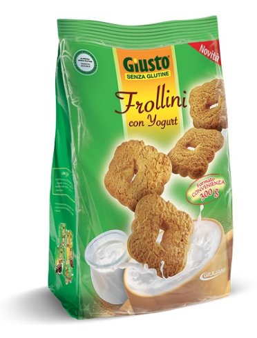 Giusto senza glutine biscotto frollini con yogurt taglio prezzo -30% 300 g