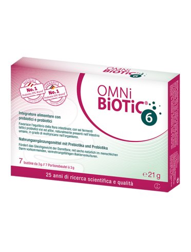 Omni biotic 6 polvere 7 bustine da 3 g