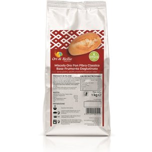 ORI DI SICILIA MIX ORO PAN FIBRA CLASSICO BASE FRUMENTO DEGLUTINATO 1 KG