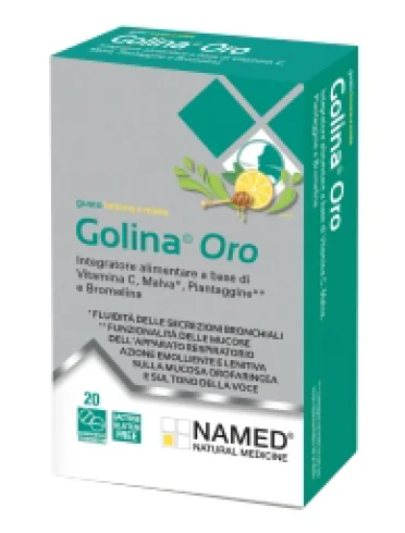 Golina oro limone miele 20 compresse orosolubili Golina oro limone miele 20 compresse orosolubili