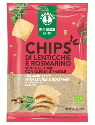 Probios chips di lenticchie rosmarino