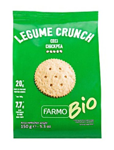Farmo bio legume crunch crackers di ceci e sesamo 150 g