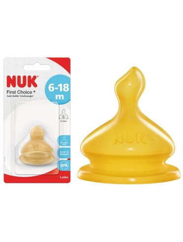 Nuk first choice plus tettarella in lattice misura 2 foro large 2 pezzi