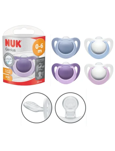 Nuk succhietto genius in silicone 0-6 mesi Nuk succhietto genius in silicone 0-6 mesi