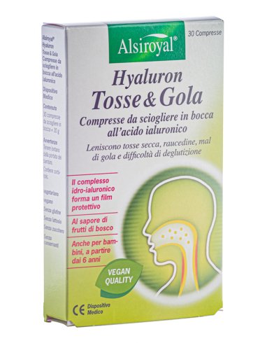 Hyaluron tosse & gola 30 compressen