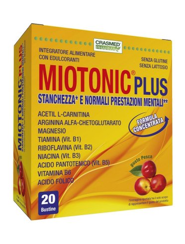 Miotonic plus stanchezza e normali prestazioni mentali 20 buste