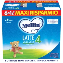 Mellin 4 Latte Liquido Crescita 6x1000 ml