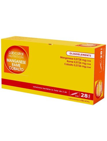 Labcatal nutrition manganese rame e cobalto 28 fiale Labcatal nutrition manganese rame e cobalto 28 fiale