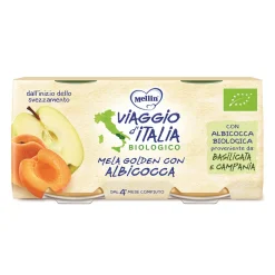 MELLIN OMOGENEIZZATO MELA GOLDEN ALBICOCCA 2 X 100 G